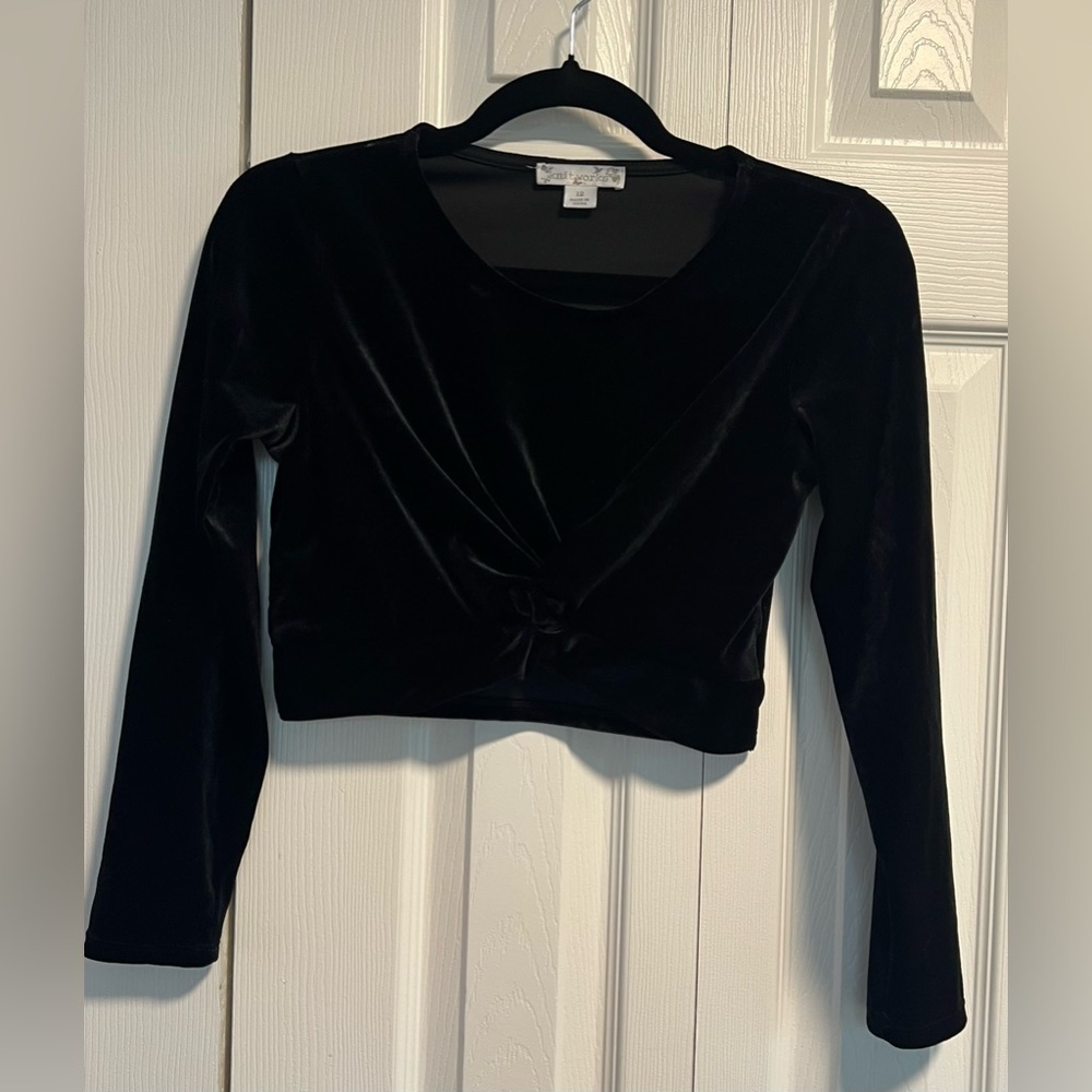 Knit Works Velour Long Sleeved Top